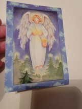 Holiday Greeting Card Vintage 1989 Angel Seasons Blessings Jane Dyer - $9.21