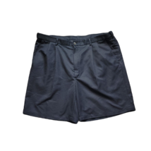 Haggar Pleated Shorts ~ Sz 42 ~ Black ~ 8.5&quot; Inseam  - £13.34 GBP