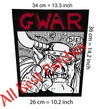 GWAR Big Back patch metal crossover Green Jelly Hagfish Rise Against Death Piggy - £19.16 GBP