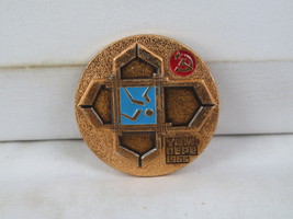 Vintage Hockey Pin - 1965 World Championships Gold Medal Design - Stamped Pin  - £15.15 GBP