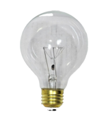 6 Pack Clear Globe Vanity Decorative Bulbs 25W E26 Base - £9.17 GBP