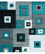 United Weavers-Of America Bristol 10 X 3 Turquoise Indoor Geometric Runner - $2,712.94 MXN