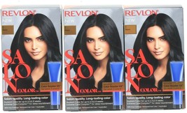 (Pack of 3) Revlon Salon Color #1 Black Booster Kit Luminous Gray Coverage - $27.71