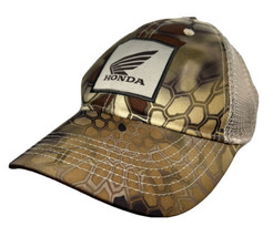 Honda Mesh Back Camouflage Front Beige Back Officially Licensed Hunting Hat Cap - £10.16 GBP