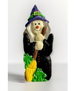 Vintage 1996 Ltd Edition Hermitage Pottery Halloween Witch Frog Figurine... - £12.11 GBP