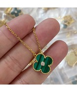 Van Cleef &amp; Arpels Necklace Vintage Alhambra Onyx 18K Yellow Gold - $100.00