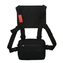 Functional Style Tactical Vest Bag Men&#39;s Multipurpose Workwear Backpack Hip-Hop  - £20.71 GBP