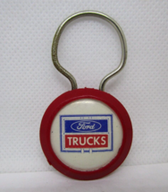 Vintage Keychain Badger Ford Truck Sales Key Ring Fob Car Truck Dealer M... - £11.44 GBP