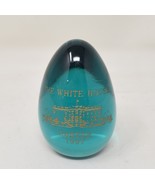 White House Glass Easter Egg 1997 Bill Clinton Green - $48.51
