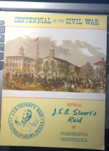 Centennial Of The Civil War J.E.B Stuarts Raid Chambersburg Pa 1963 16pg Program - £11.67 GBP