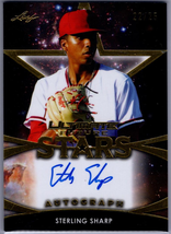 2019 Leaf Ultimate Draft Baseball Future Stars #FSSS2 Sterling Sharp SN 22/25 - £3.53 GBP