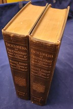 1924 Set Encyclopedia of Freemasonry Albert Mackey Vol 1&amp;2 Antique Books - £294.26 GBP