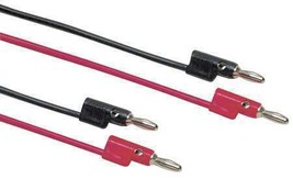 Pomona B-24-2 Banana Plug Patch Cord, Stackable, Red - £18.09 GBP