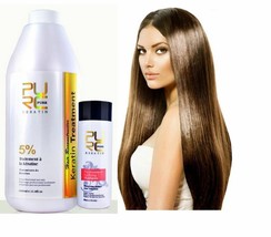 Brazilian Keratin 5% Formalin Repair Damaged Hair Treatment Straightener... - £66.35 GBP