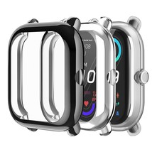 Fintie 3 Packs Screen Protector Case Compatible with Amazfit GTS 2 Mini/Bip U Pr - £12.16 GBP