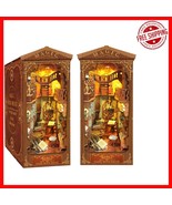 3D Wooden Puzzle Book Nook Kit with Touch-Sensitive LED - Enchant Your B... - $1,082.79 MXN