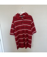 FootJoy Shirt Mens XL Polo Black White Red Striped Golf FJ - $305.36 MXN