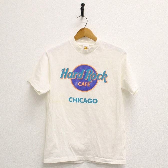 Primary image for Vintage Hard Rock Cafe Chicago Illinois T Shirt Small