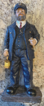 Naval Captain Nautical Sailor with Lantern &amp; Flashlight 11&quot; Resin Figure... - $20.94 CAD