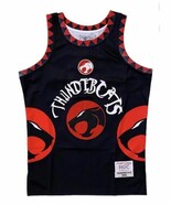 Men&#39;s Thundercats 1985 #0 Red Headgear Classics Basketball Jersey Sz Med... - €54,99 EUR