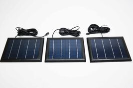 Wasserstein Arlo Ultra, Ultra 2, Pro 3, Pro 4, Black Solar Panel (3-Pack) image 2