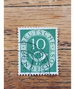 Germany Stamp Horn 10pfg Used Circular Cancel 675 - £0.79 GBP