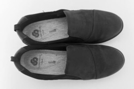 Womens Clarks Cloudsteppers Shoes 10 M Sillian Paz Slip On Black Faux Le... - $18.80