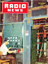 Radio News Magazine Sept. 1945 Audio Oscillators, Short Wave, Vintage History - £7.82 GBP