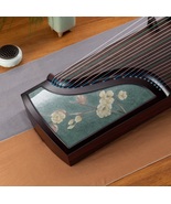Guzheng painted flowers 163cm 21 strings Chinese string instruments - $969.05 CAD