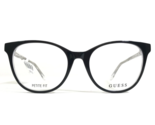 GUESS Petite Für Brille Rahmen GU2734 003 Schwarz Weiß Klar Rund 49-17-140 - $64.89