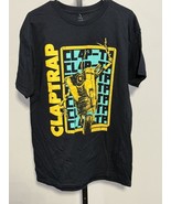 Claptrap Borderlands Universe Black CL4P-TP Robot UNISEX Adult XLARGE T-... - $13.79