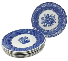 The Spode Blue Room Collection Lot of 8 Dinner Plates - £75.93 GBP