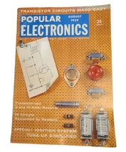 Popular Electronics August 1959 Trans Circuits Made Easy / Ham Radio Inf... - £5.78 GBP