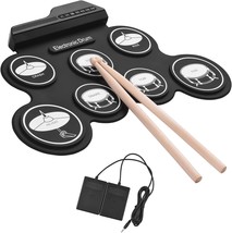 Summina Compact Size Usb Roll-Up Silicon Drum Set Digital Electronic Dru... - $59.94