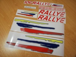106 Rallye S2 - Fits Peugeot - Reproduction Decal Sticker Kit - $22.00