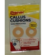 PREMIER CALLUS CUSHIONS Package of 6 Protects Non-Medicated NEW SEALED F... - $4.99