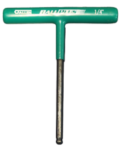 Allen 1/4&quot; Cushion Grip T-Handle Hex Key - 6&quot; Length with Ball End - £9.08 GBP+