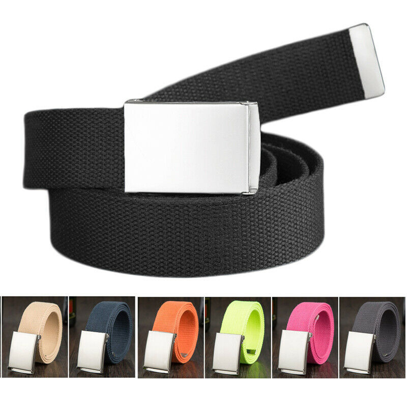 Big and Tall Mens Belt Breathable Canvas Webbing Adjustable Strap Extra ... - $16.49