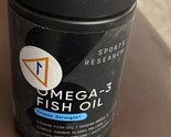 Sports Research Triple Strength Omega 3 Fish Oil -  90 count,  exp 1/2027 - $25.00