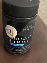 Sports Research Triple Strength Omega 3 Fish Oil -  90 count,  exp 1/2027 - $25.00