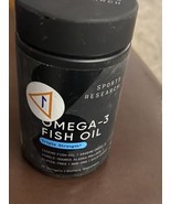 Sports Research Triple Strength Omega 3 Fish Oil -  90 count,  exp 1/2027 - $25.00