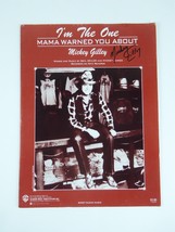 Mickey Gilley Signed I&#39;m The One Mama Warned You About 1985 Sheet Music Vintage - £23.59 GBP