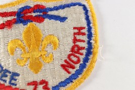 Vintage 1973 Jamboree North Embroidered Boy Scouts America BSA Camp Patch - £9.49 GBP