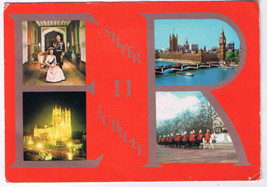 Royalty Postcard England Queen Elizabeth II Silver Jubilee Mutli View - £2.35 GBP