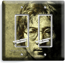 John Lennon The Beatles 2 Gfci Light Switch Wall Plates Music Studio Room Decor - £10.39 GBP