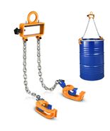 WowDIY 55 Gallon Drum Lift Chain Lifter 2200 lbs Carbon Steel Hook Black - $77.16 CAD