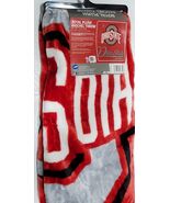 Ohio State Buckeyes 50" by 60" Plush Raschel Signature Throw Blanket- NCAA - €31,64 EUR