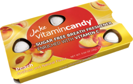 8X Jake Peach vitamin candy 18g 0,66OZ 15 pieces in every box - £18.30 GBP