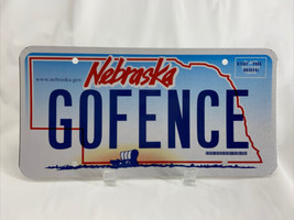 GOFENCE Vintage Vanity License Plate Nebraska Personalized Auto Man-Cave... - £55.80 GBP