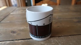 Vintage Union IL Railway Museum Tran Railroad Coffee Mug - £18.69 GBP